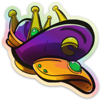 The Crown Sub Hat Sticker